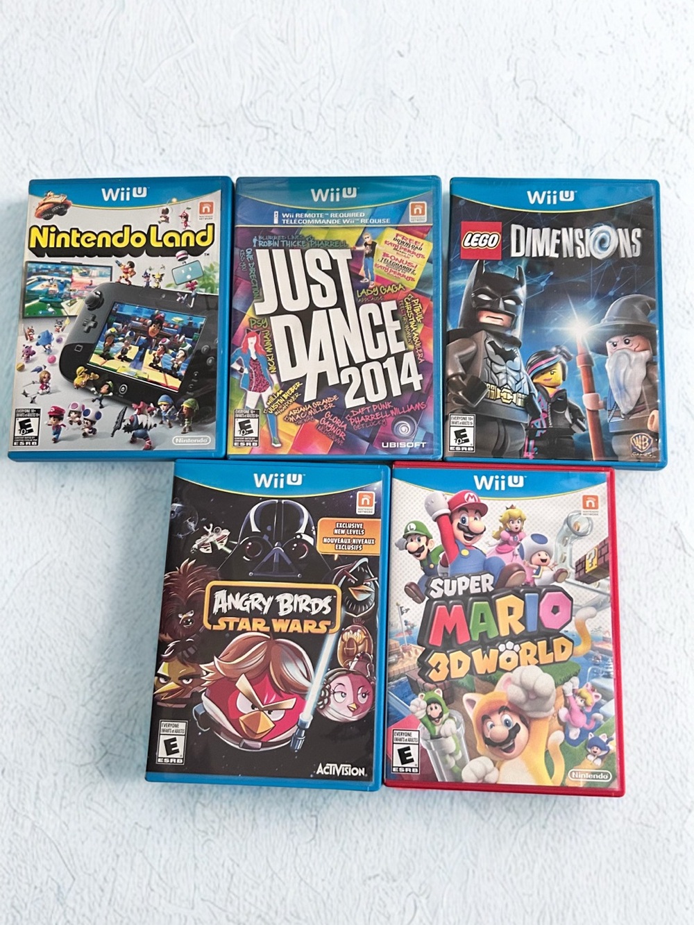 Bundle of 5 Nintendo Wii U games